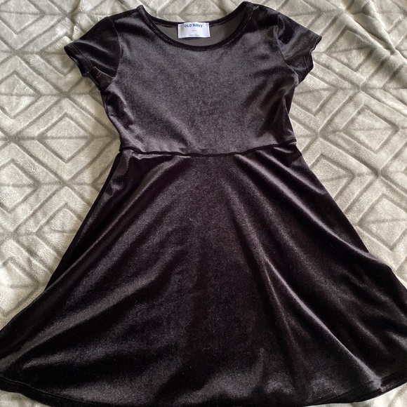 Old Navy Black Velvet Dress Bundle - Picture 2 of 5